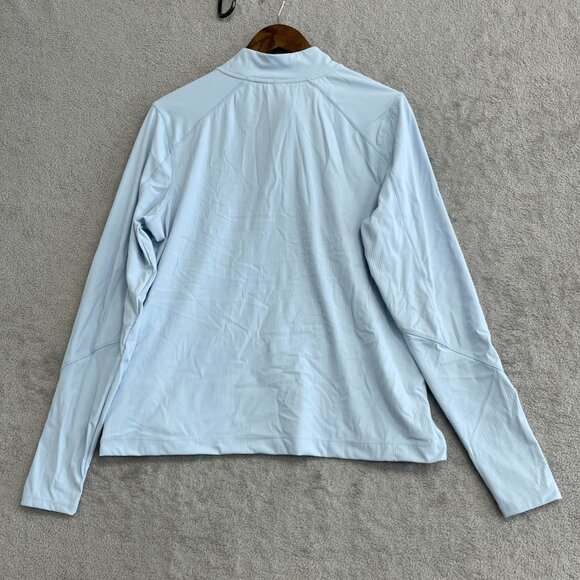 Mondetta Women's XL Light Blue Quarter-Zip Pullover Active Shirt - Picture 5 of 11